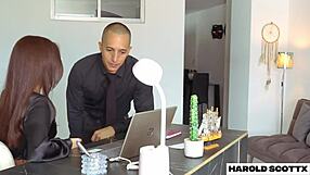 slutty boss pantyhose heels fetish craves amateur pounding session