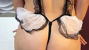 Latina Strips See-Through Teasing Sexy Dance Session