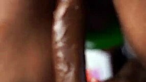 thick red bitch spits drool bouncing fat on huge dildo