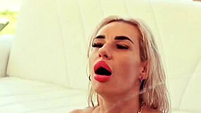 behind the scenes hot blonde slut takes rough dp double penetration and pees outdoor with big cocks