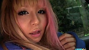 asian beauty with puffy tits fingered and sucked in steamy pov pickup