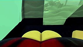 Waking Sleeping Girl's Tight Pussy Hard Cock