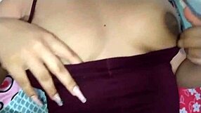 Groping Big Tits Then Cock In Brunette's Buttocks USA Immigrant