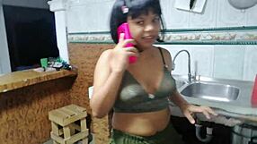 hey sexy plumber fixes my tattooed pussy with his big cock