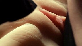 Double Penetrate Cute Fuck Doll's Shaved Wet Pussy Closeup