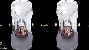 antonia sainz's vr pee-toy temptation unfolds