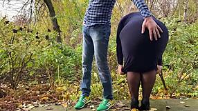 your chubby mother-in-law flashes hairy pussy peeing public?