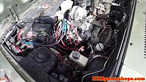 Amateur Pawnee's Tight Pussy Drilled Hard Bent Over Desk in Hidden Backoffice!