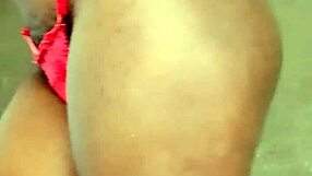 african slut gets fucked so hard she creams all over that massive black cock!!