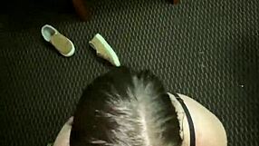 Snow bunny deepthroats bbc like a pro in homemade interracial session!