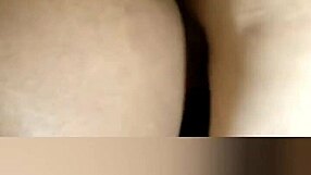 Amateur couple dives into homemade anal creampie with big ass BBW