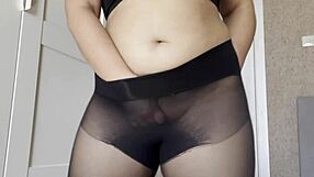 Hey step sis pantyhose clear no panties wet pussy big ass tits tease