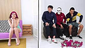 Petite Redhead Mei Teaches Three Rookies Rough Group Sex Riding Cowgirl Bent Over Doggystyle