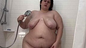 wanna see this oiled hucow bbw shake her huge ass in shower?
