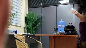 😏 sneaky spy cam catches nataly's office skirt fuck at uni 🍑💦