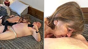 Does granny carmen gag deeper on your cock than you expect?