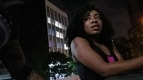 transei gostosa bruna black rua public outdoor big cock pussy interracial ebony danger crossdressing