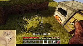 minecraft gostosa plays hot gameplay tease