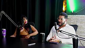 French guy meets Brazilian on sheer red watch as couple cherie introduces him to liberal scene with menage difference