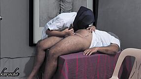 Lady doctor, ready for patient's squirting jackpot fuck?