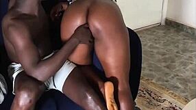 Boss's LONG DICK Pounds Curvy Ebony Maid