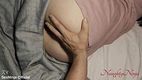 Storm Hits So Curvy Stepmom Shares Bed for Creampie Ride