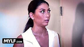 in the afterlife parody, ebony ghost with fake tits gets her big ass pounded by interracial cock relentlessly