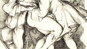 Vintage EROTIC ART unfolds ANTIQUE passions in RETRO style