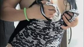 My Busty Mature Stepmom Flashes Huge Natural Tits in Luxurious Exhibition