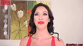 jackie ohh gets bent over for sloppy blowjob footjob and oiled monster cock doggystyle facial