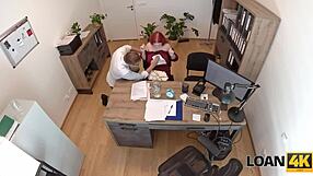 ever wonder if young redhead shows big tits for office loan fuck?