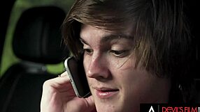 Can petite teen swinger Madi Collins handle that older man's monster cock banging?