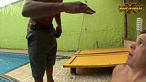 latina milf cuckold takes anal pounding and facial cumshot