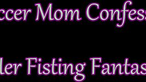 soccer mom milf confesses shaved pussy fisting fantasy dirty talk pov