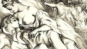 Vintage EROTIC ART unfolds ANTIQUE passions in RETRO style