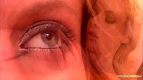 how does blonde slut handle that monster cock prison pounding no matter the size?