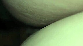 Homemade amateur couple dominates curvy babe fucking her hard to creampie finish