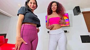 venezolana offers her ass, boyfriend devours friend's tight hole and feeds her cum