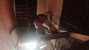 Professor Sneaks Upskirts on Busty Latina Students' Fat Asses