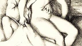 Vintage EROTIC ART unfolds ANTIQUE passions in RETRO style