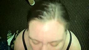 Snow bunny deepthroats bbc like a pro in homemade interracial session!