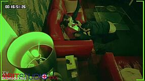 I got so turned on spying that college student with his sexy teacher next door