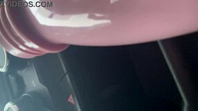 App Driver Licks Tanned Wet Pussy Outdoor After Pee Payment