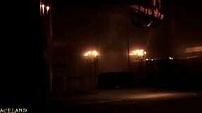 skinny teen slave crawls leashed behind master outdoors for bdsm blowjob spanking whipping submission