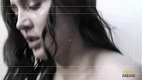 cock-hungry brunette milf grabs three dicks for wild foursome satisfaction