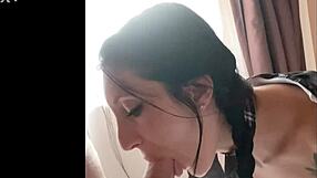 quick verification clip shows amateur latina brunette ready for action