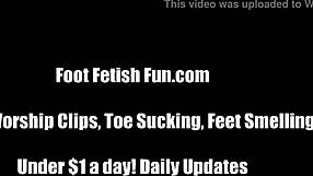 hey lick our sweaty feet clean you dirty little bitch