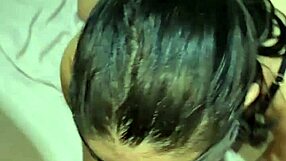 Sailor hotwife sucks then rides huge black cock