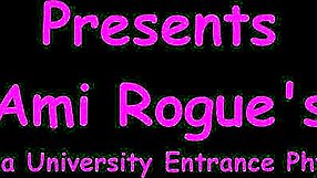 Tampa University Entrance Physical: Ami Rogue's Nurse Fingering Ass Toys