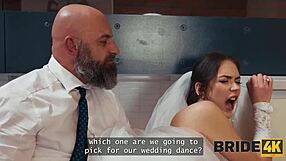 this bride's natural body has everyone watching her every move